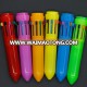 High quality ten colored ballpoint pen for promotional custom gift pen