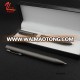 2017 New design free sample matte gun black finished twist metal ball pen with gift box with free logo setting