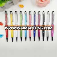 Hot Selling Crystal Ballpoint Pen Fashion Creative Stylus Touch Pen for Writing Stationery Office