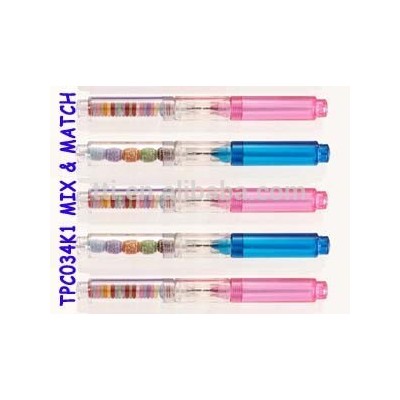 Mix and Match Plastic Pen for Children or kid with printing SA8000 Sedex SMETA 4 pillar audit factory