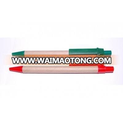 ECO Paper Pen Recycled Promotional Logo social audit SA8000 SMETA 4 pillar audit China factory environmental friendly pen