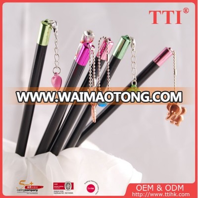 Personalized colored pencils with pendant for gift