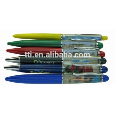 Custom PVC liquid floater aqua advertising pen