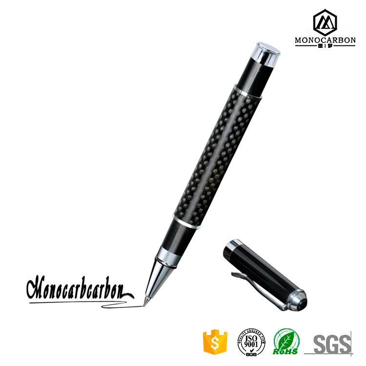 2017 Top Quality OEM Genuine Carbon Fiber Slim Writing Pen Wholesale